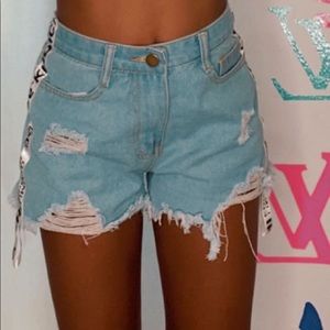 Jean shorts
